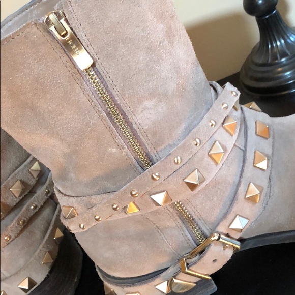 BCBGeneration Suede Studded Ankle Boots - Picture 6 of 8